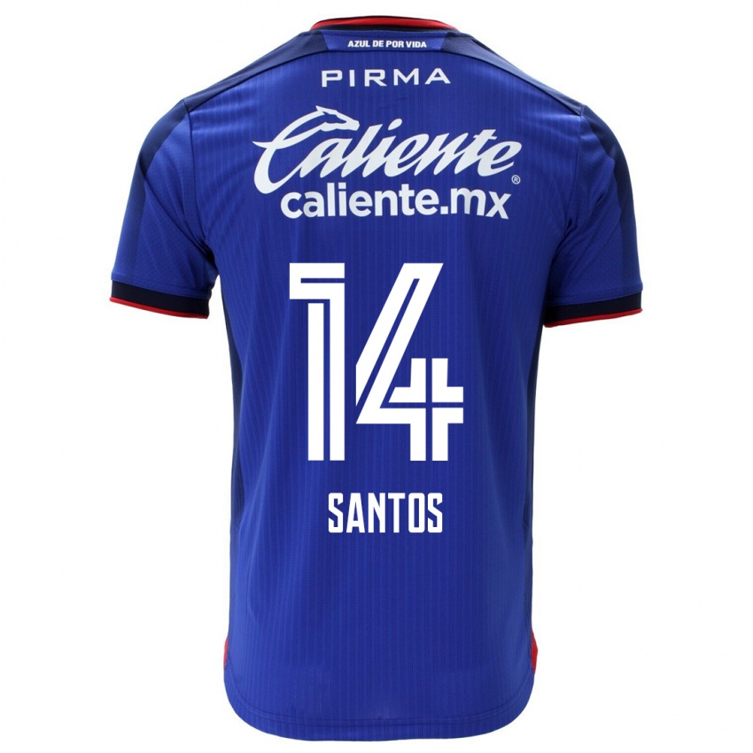 Damen Eleisa Santos #14 Blau Heimtrikot Trikot 2023/24 T-Shirt