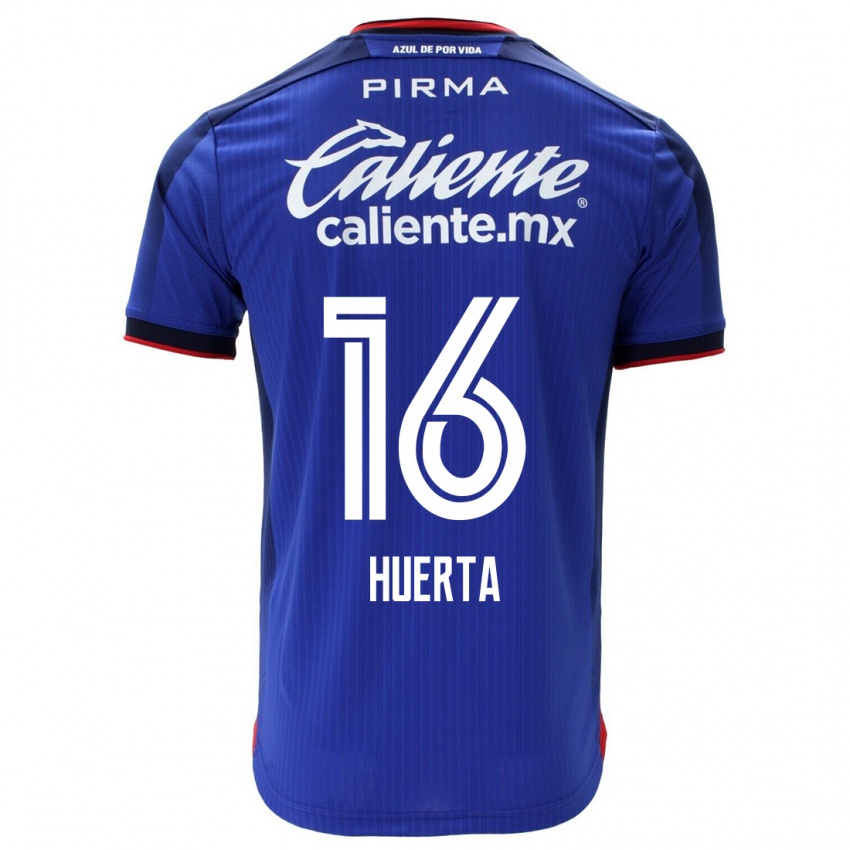 Damen Ana Gabriela Huerta #16 Blau Heimtrikot Trikot 2023/24 T-Shirt