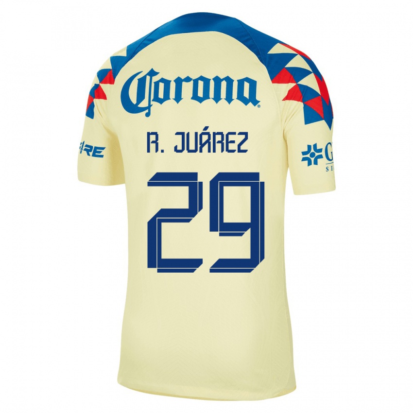 Damen Ramón Juárez #29 Gelb Heimtrikot Trikot 2023/24 T-Shirt