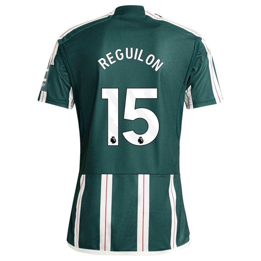 Damen Sergio Reguilon #15 Dunkelgrün Auswärtstrikot Trikot 2023/24 T-Shirt