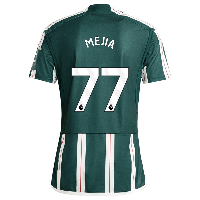 Damen Mateo Mejia #77 Dunkelgrün Auswärtstrikot Trikot 2023/24 T-Shirt