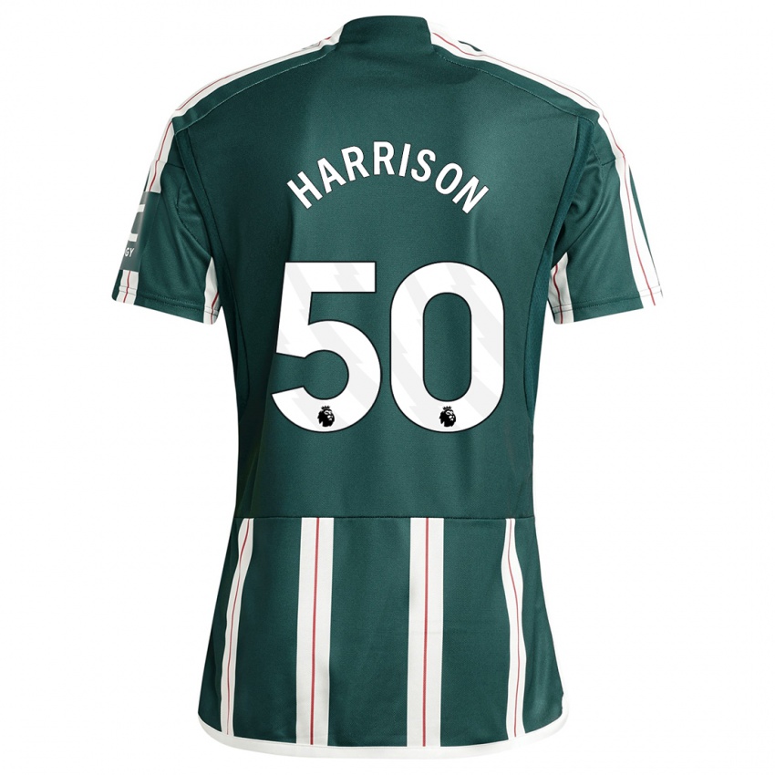 Damen Elyh Harrison #50 Dunkelgrün Auswärtstrikot Trikot 2023/24 T-Shirt
