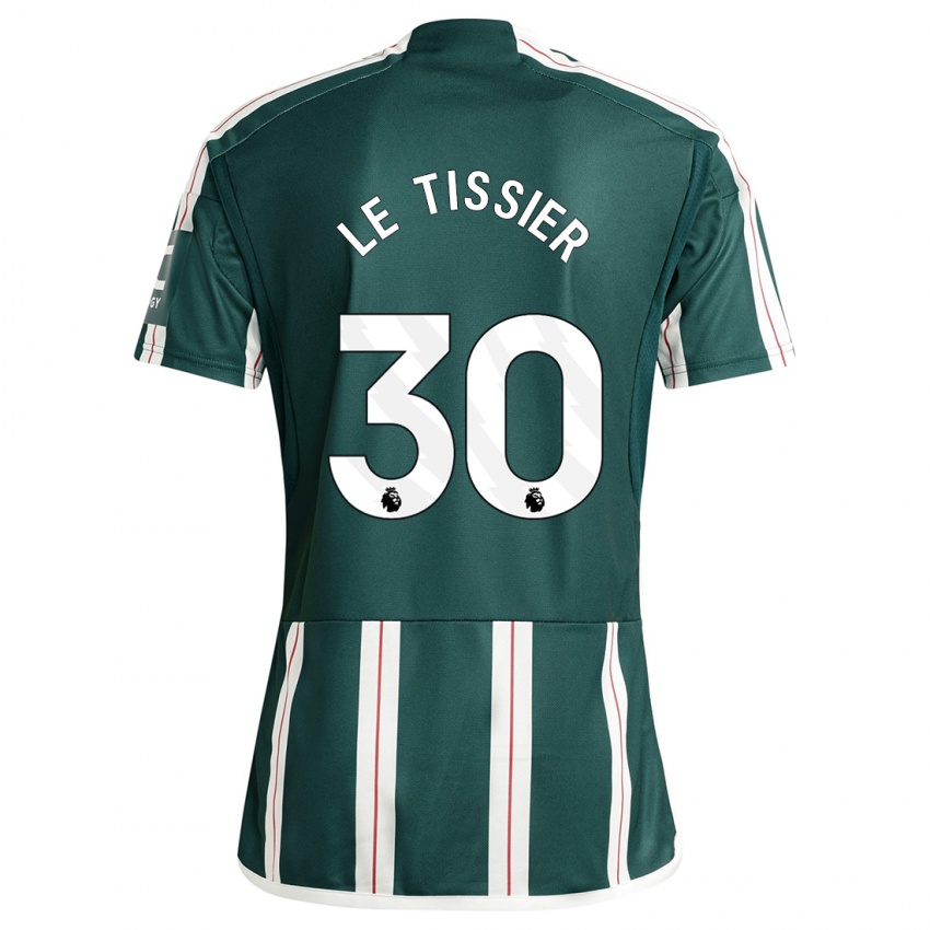 Damen Maya Le Tissier #30 Dunkelgrün Auswärtstrikot Trikot 2023/24 T-Shirt