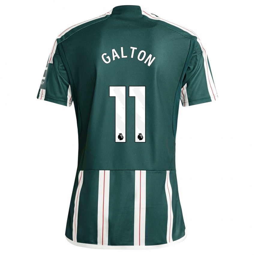 Damen Leah Galton #11 Dunkelgrün Auswärtstrikot Trikot 2023/24 T-Shirt