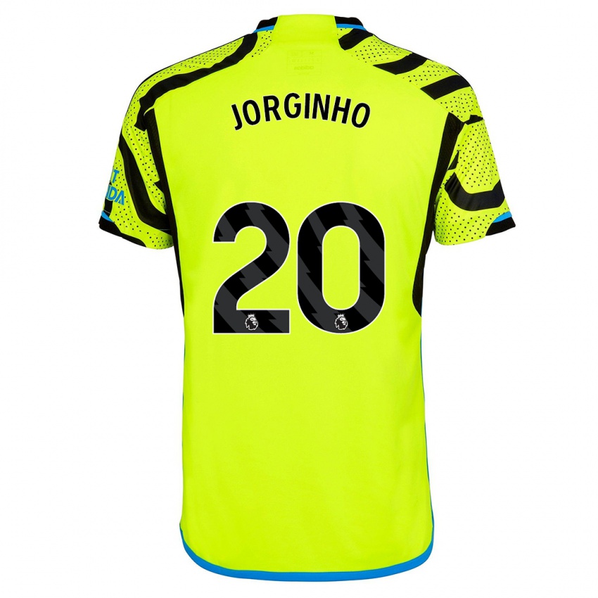 Damen Jorginho #20 Gelb Auswärtstrikot Trikot 2023/24 T-Shirt