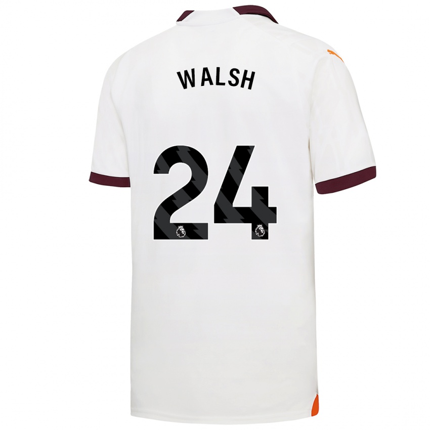 Damen Keira Walsh #24 Weiß Auswärtstrikot Trikot 2023/24 T-Shirt