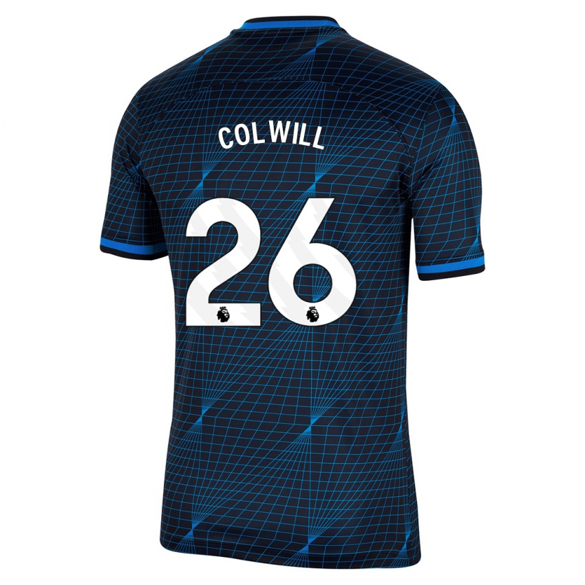 Damen Levi Colwill #26 Dunkelblau Auswärtstrikot Trikot 2023/24 T-Shirt