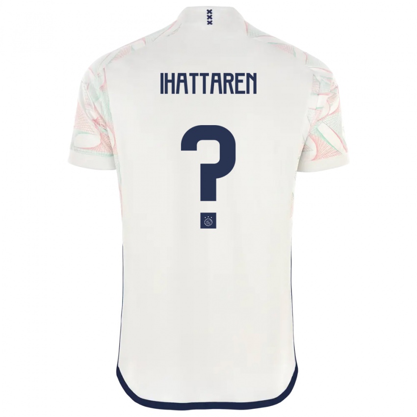 Damen Mohamed Ihattaren #0 Weiß Auswärtstrikot Trikot 2023/24 T-Shirt