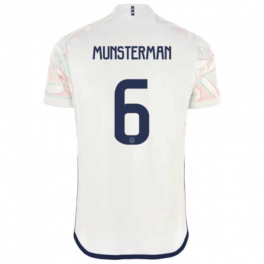 Damen Marthe Munsterman #6 Weiß Auswärtstrikot Trikot 2023/24 T-Shirt