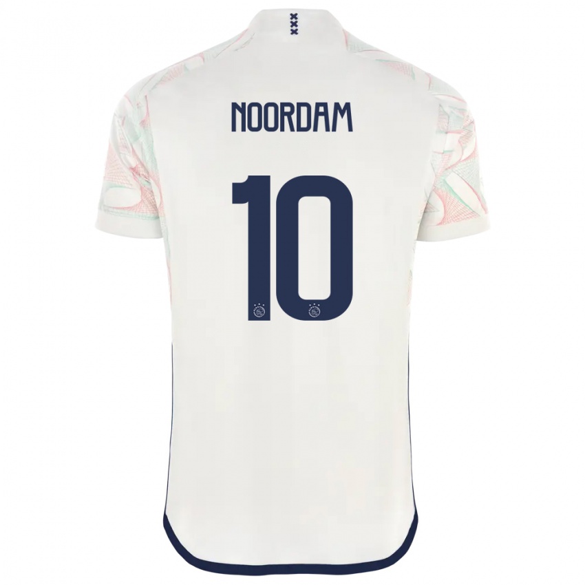 Damen Nadine Noordam #10 Weiß Auswärtstrikot Trikot 2023/24 T-Shirt