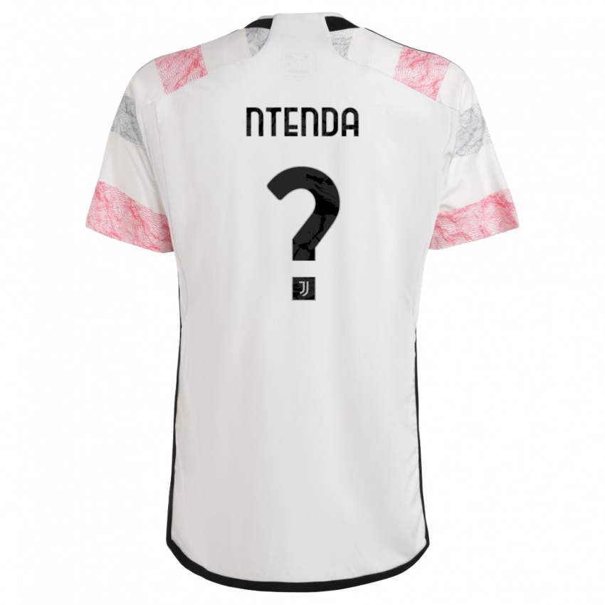 Damen Jean-Claude Ntenda #0 Weiß Rosa Auswärtstrikot Trikot 2023/24 T-Shirt