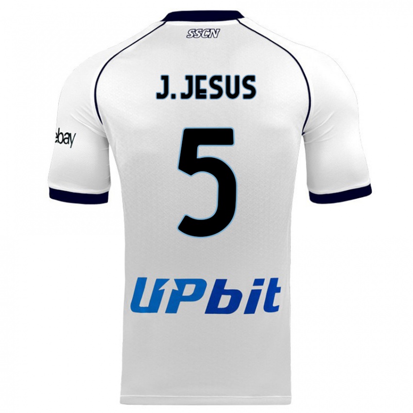 Damen Juan Jesus #5 Weiß Auswärtstrikot Trikot 2023/24 T-Shirt