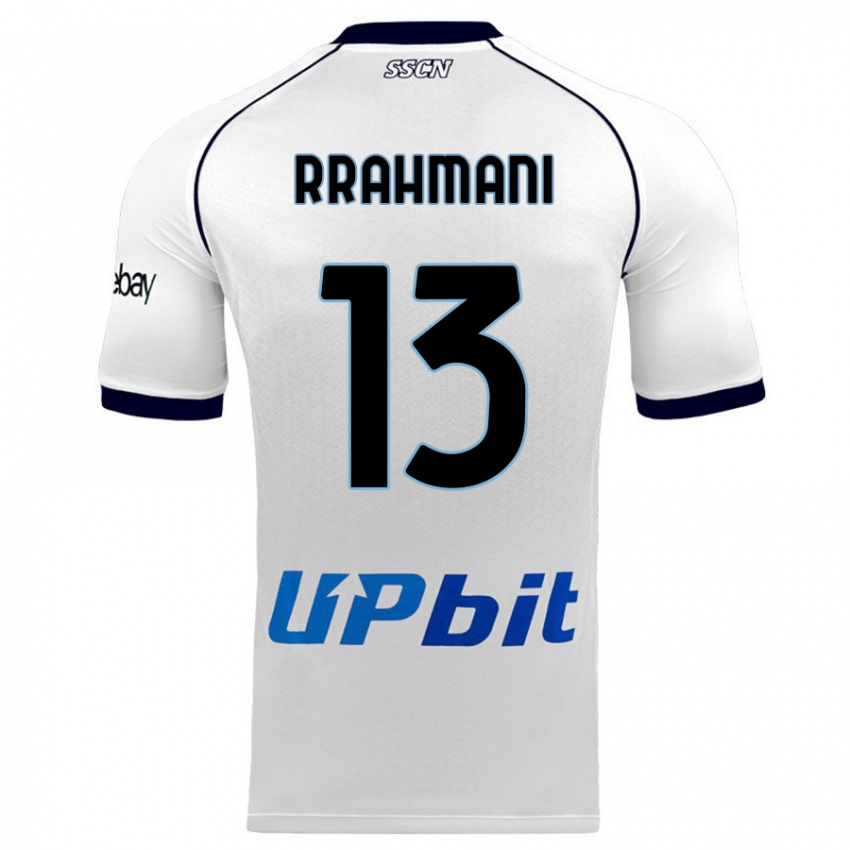 Damen Amir Rrahmani #13 Weiß Auswärtstrikot Trikot 2023/24 T-Shirt