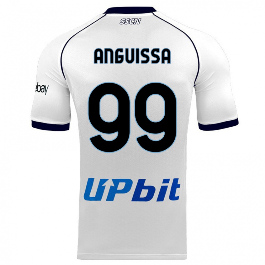 Damen Andre Zambo Anguissa #99 Weiß Auswärtstrikot Trikot 2023/24 T-Shirt
