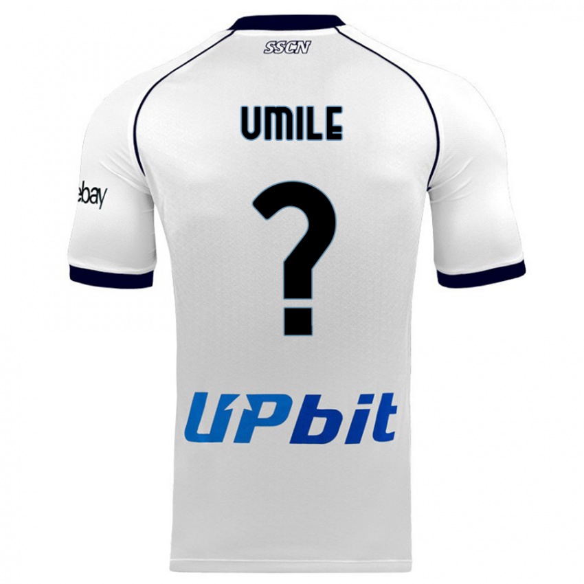 Damen Bruno Umile #0 Weiß Auswärtstrikot Trikot 2023/24 T-Shirt
