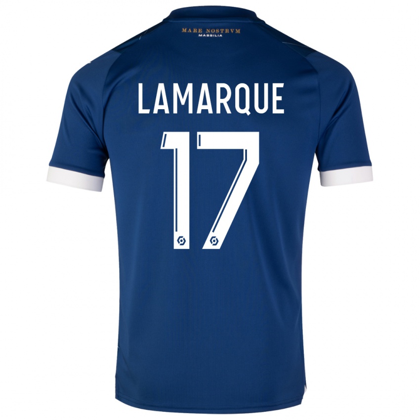 Damen Alais Lamarque #17 Dunkelblau Auswärtstrikot Trikot 2023/24 T-Shirt