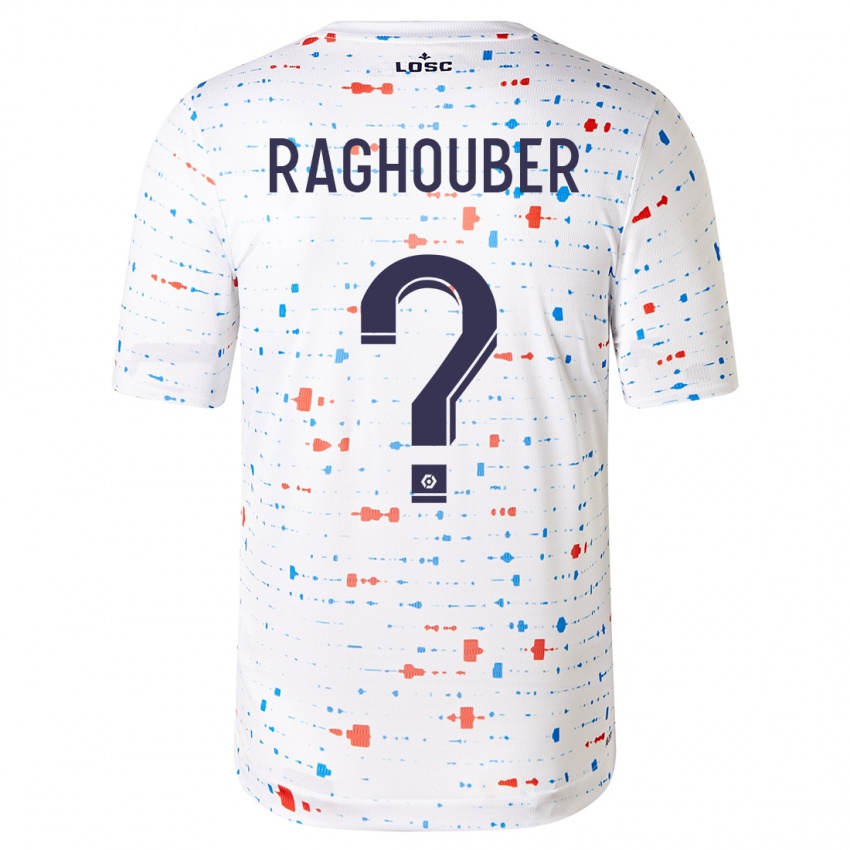Damen Ugo Raghouber #0 Weiß Auswärtstrikot Trikot 2023/24 T-Shirt
