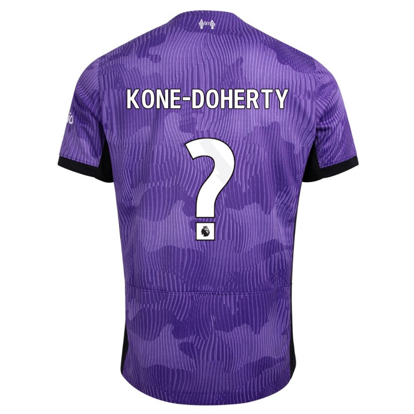 Damen Trent Kone-Doherty #0 Lila Ausweichtrikot Trikot 2023/24 T-Shirt