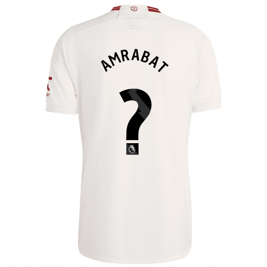 Damen Sofyan Amrabat #0 Weiß Ausweichtrikot Trikot 2023/24 T-Shirt