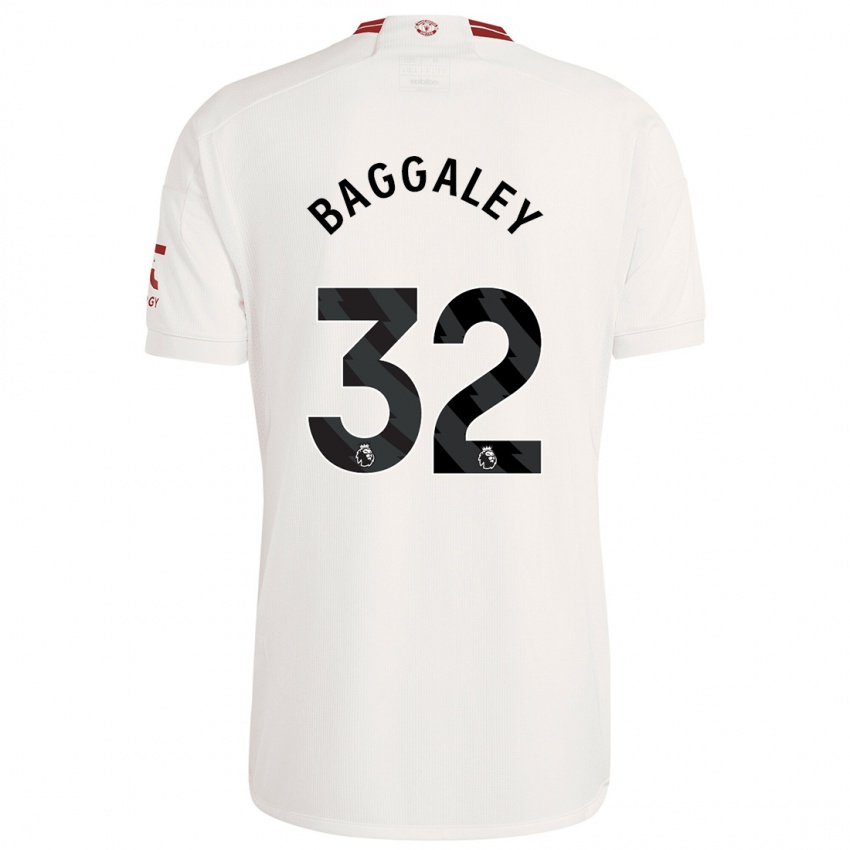 Damen Sophie Baggaley #32 Weiß Ausweichtrikot Trikot 2023/24 T-Shirt