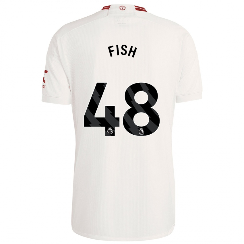 Damen Will Fish #48 Weiß Ausweichtrikot Trikot 2023/24 T-Shirt