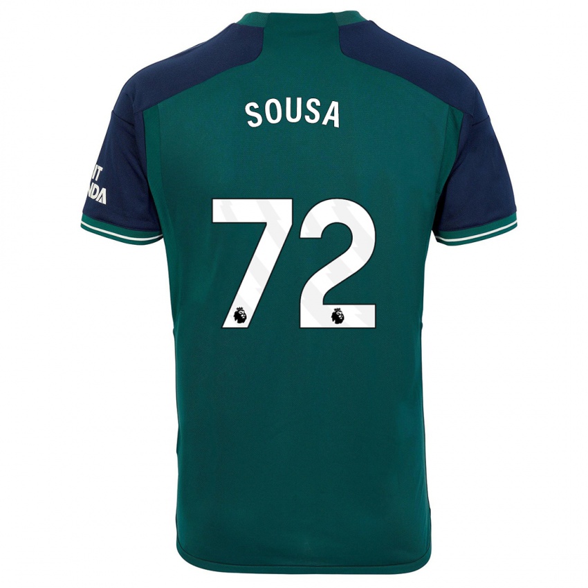 Damen Lino Sousa #72 Grün Ausweichtrikot Trikot 2023/24 T-Shirt