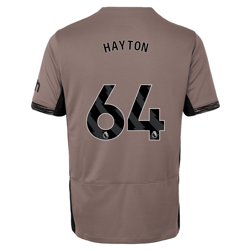 Damen Adam Hayton #64 Dunkelbeige Ausweichtrikot Trikot 2023/24 T-Shirt