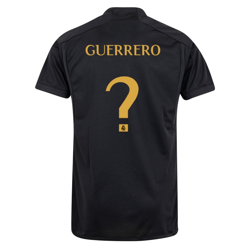 Damen Julen Guerrero #0 Schwarz Ausweichtrikot Trikot 2023/24 T-Shirt