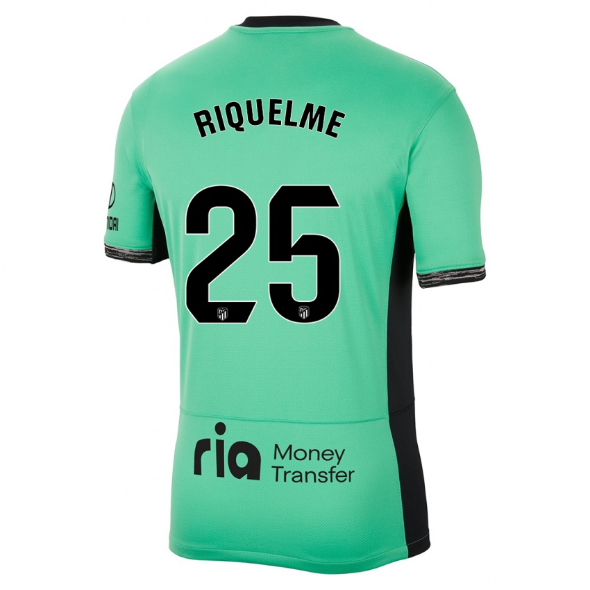 Damen Rodrigo Riquelme #25 Frühlingsgrün Ausweichtrikot Trikot 2023/24 T-Shirt