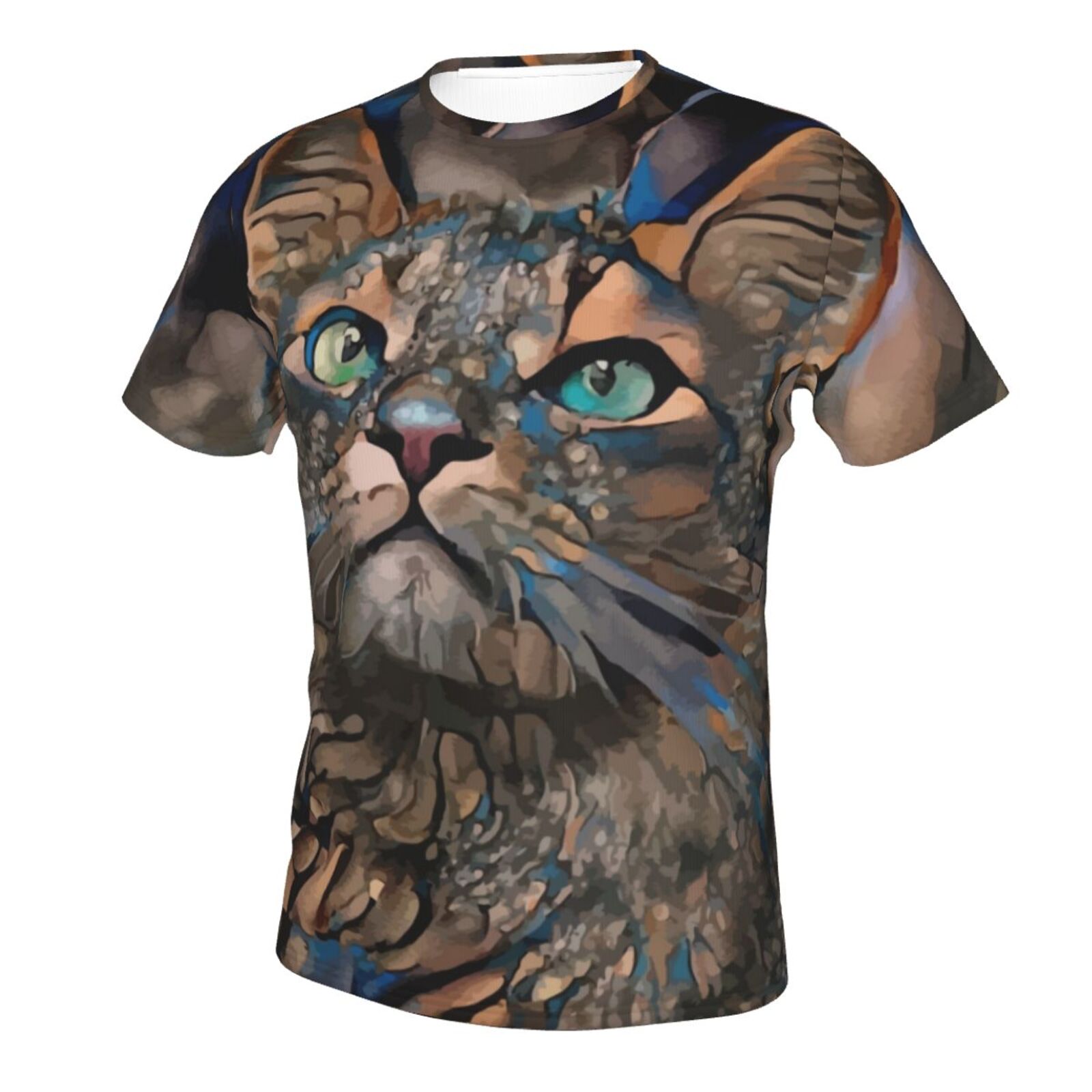 Lindo Katze Medien Mischen Elemente Klassisch T Shirt