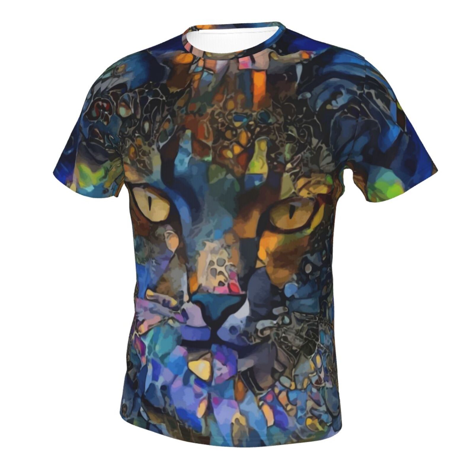 Kanda Katze Medien Mischen Elemente Klassisch T Shirt
