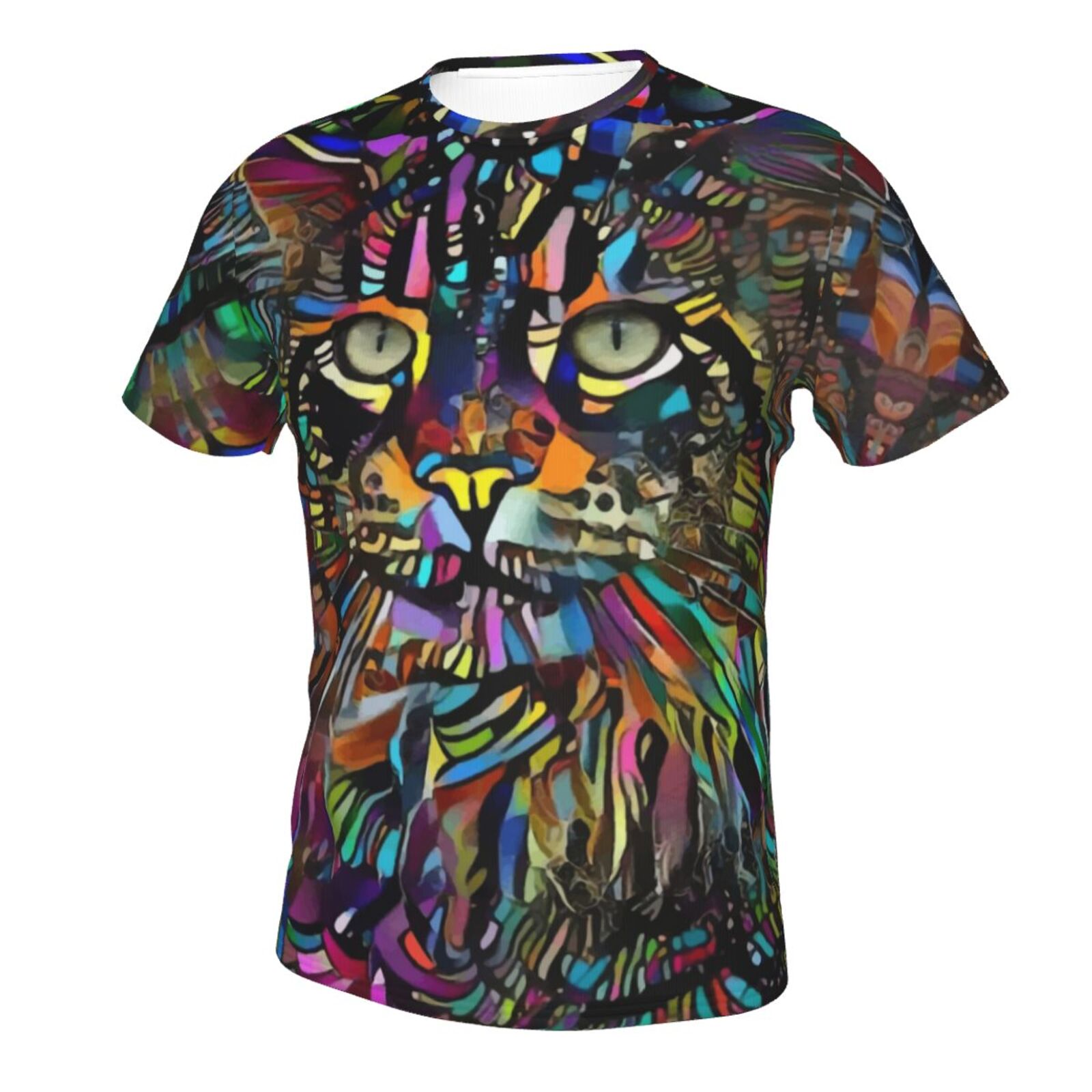 Mangooz Katze Medien Mischen Elemente Klassisch T Shirt